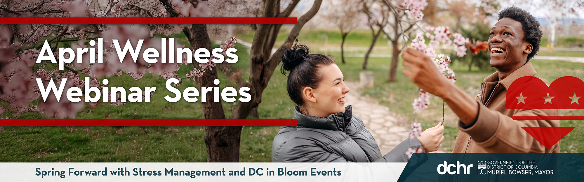 April Wellness Webinar Series Banner
