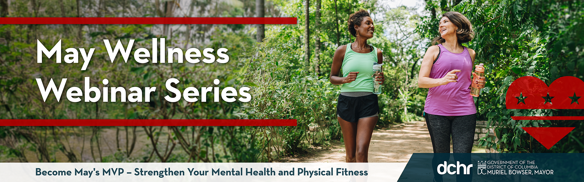 May Wellness Webinar Series Banner