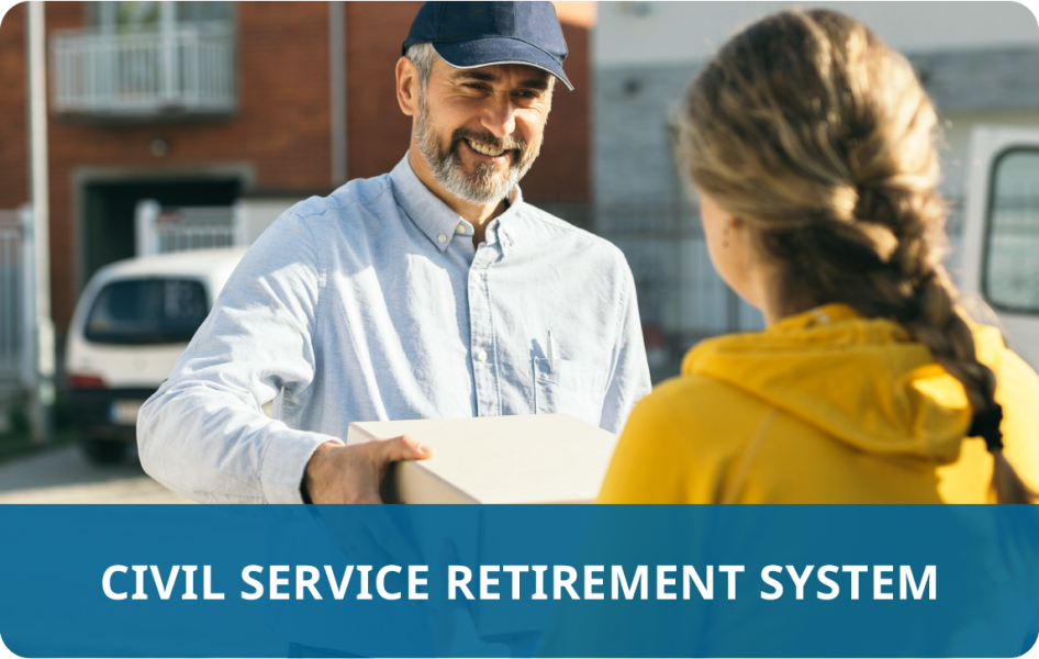 Civil Service Retirement System Banner Page