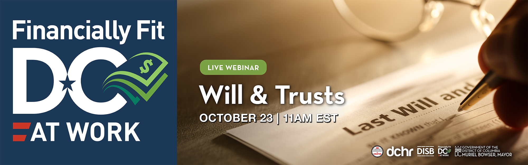 2026 Financially Fit DC At Work October Webinar Banner
