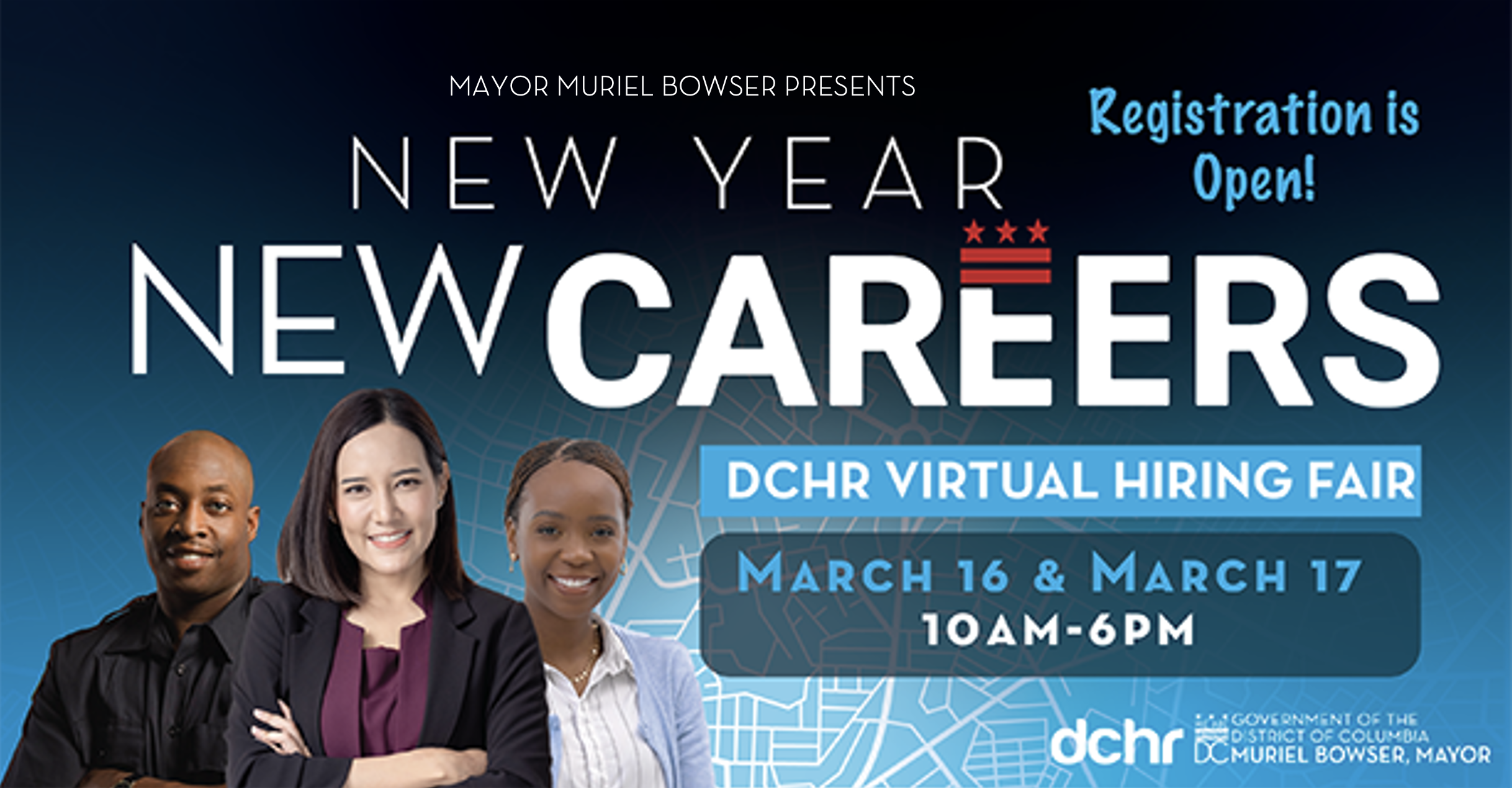 Mayor Muriel Bowser’s DC Government Virtual Career Fair 2022